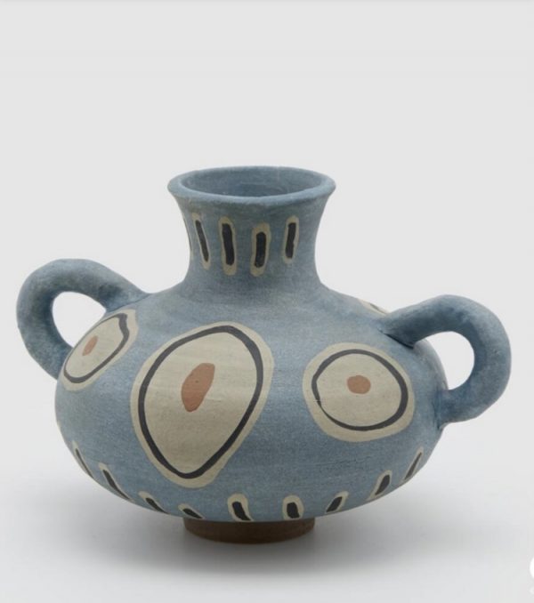 Vaso Anfora c/occhi h18 d19