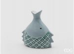 Vaso testa pesce H16xL15