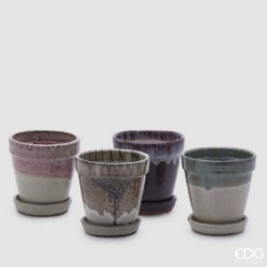 VASO GLAZE H11 D11 C/SOTTOVASO