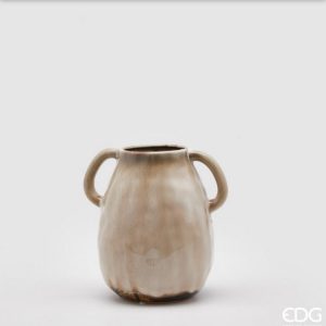 Vaso bombato c/ manici H19X17X14