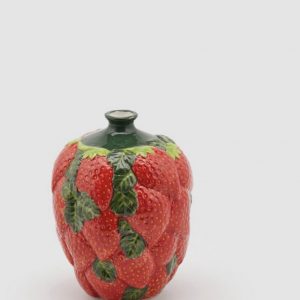 Vaso fragole c/foglie H18 D14,5