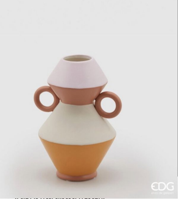 Vaso Geometrie c/manico H21x16x14