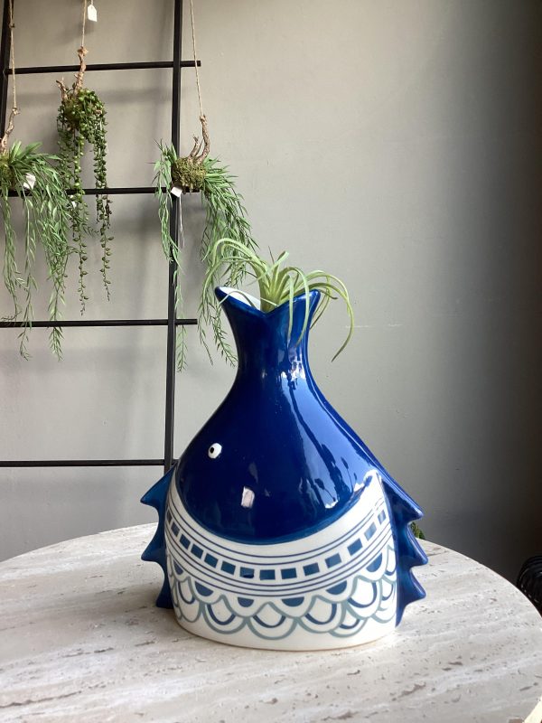 Vaso testa pesce H24 L20