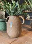 Vaso bombato c/ manici H19X17X14