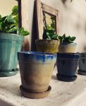 VASO GLAZE H11 D11 C/SOTTOVASO