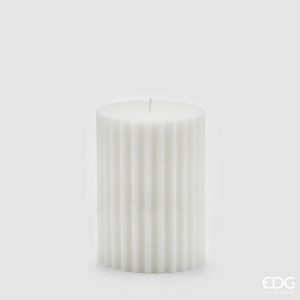 Candela profumata fresh cotton righe 910gr H16 D11 durata 70 ore