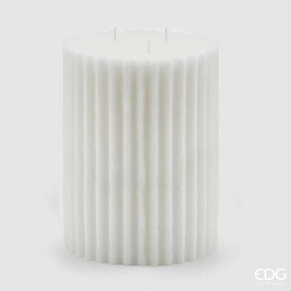 Candela profumata righe fresh cotton D15 H21  2950 gr