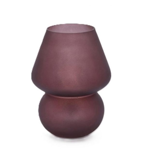Lampada USB ricaricabile durata 10 ore colore bordeaux H20 D15