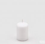 Candela classica moccolo colore bianco H 7 D 5 107 gr durata 18 0re
