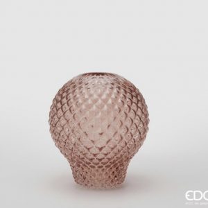 Vaso rotondo con rombi H16 D15
