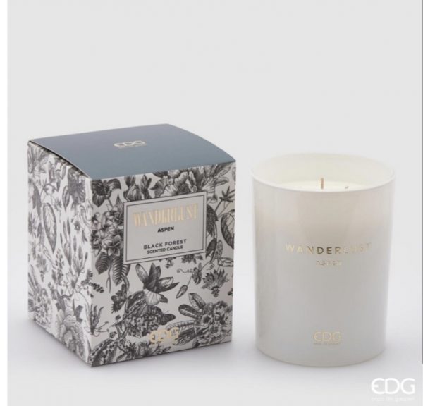 Candela profumata black forest aspen 470gr durata 48h