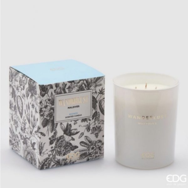 Candela profumata Maldives monoi 470gr durata 48h