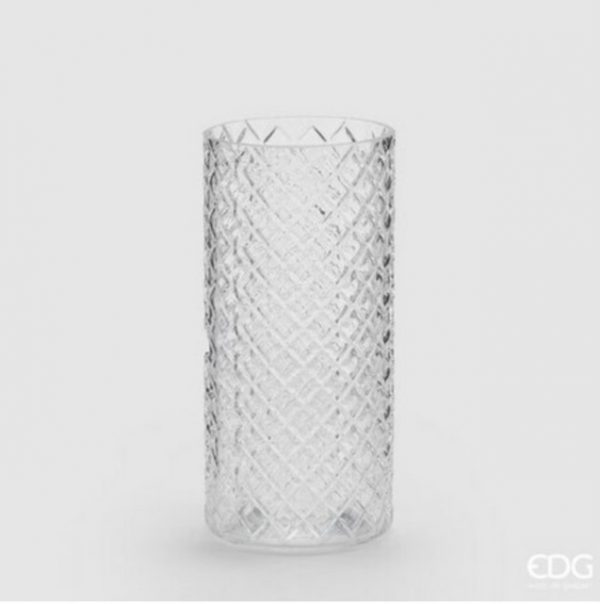 Vaso cilindro rombi H24 D11