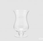 Vaso vetro tulip co base H25 D15