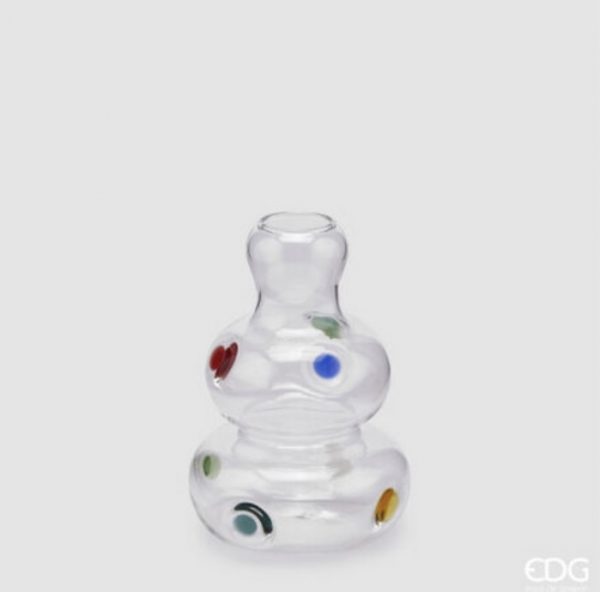 Vaso vetro pois H15 D10