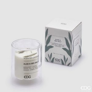 Candela profumata Aloe & sea salt 330gr durata 65h