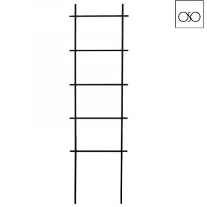 Scala decorativa in  ferro L52X3XH180- Design moderno e funzionale