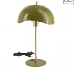 Lampada da tavolo in metallo verde L30 H56-Lampada per studio, camera o soggiorno