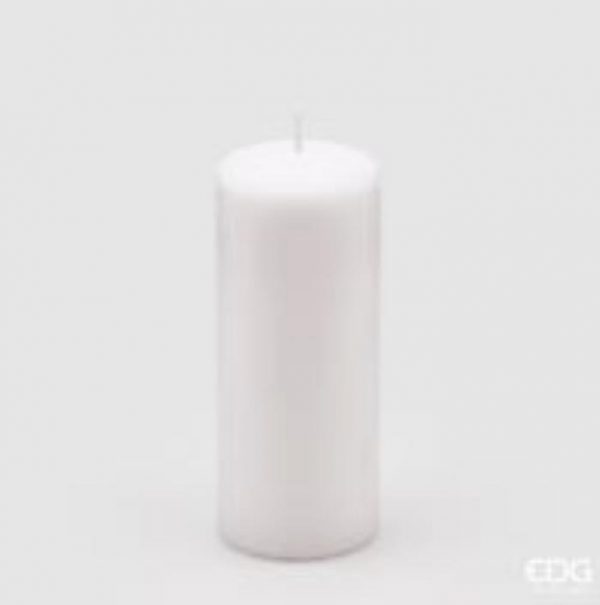 Candela Classica moccolo colore bianco H15 D5  335gr durata 38 ore