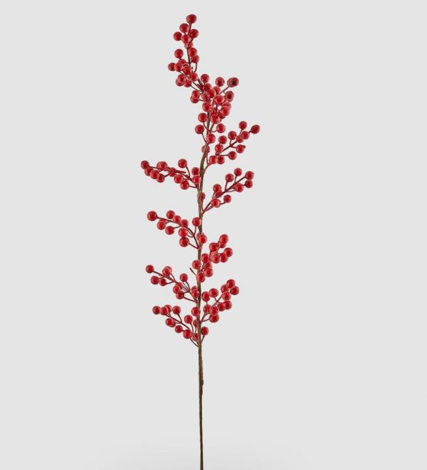 Ramo bacche rosse H100