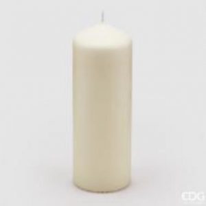 Candela Classica Moccolo color avorio H20 D7  580gr durata 100 ore