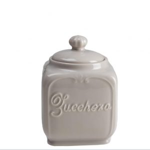 Barattolo Zucchero IN CERAMICA BEIGE  L11H16
