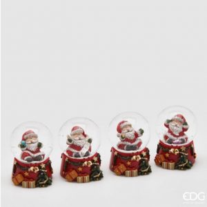 Mini sfera babbo Natale  D5 H5