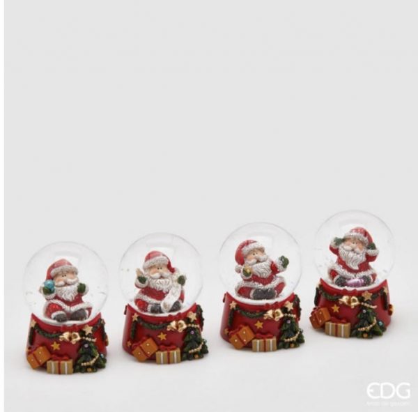 Mini sfera babbo Natale  D5 H5
