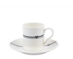 Tazza caffe' espresso con piatto H6,5 D5,50