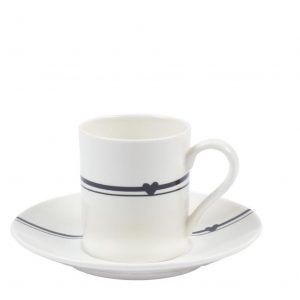 Tazza caffe' espresso con piatto H6,5 D5,50