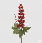 Pick bacche c/foglie H28