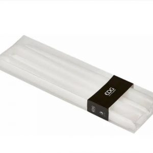 Box 4 pz candela stelo H20 bianco