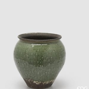 Vaso Fenice anfora green H27,5 D26,5