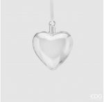 Cuore vetro trasparente D10 H13