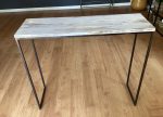 Consolle vintage ferro legno H88  P31 L100