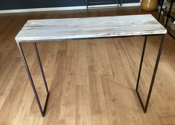 Consolle vintage ferro legno H88  P31 L100