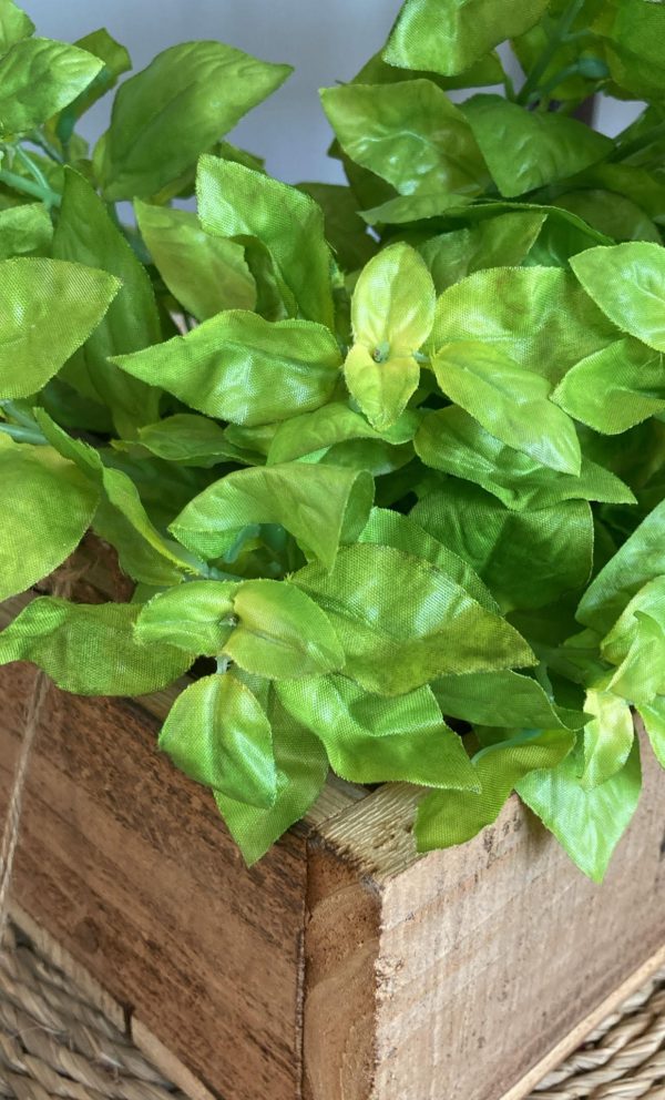 Rametto basilico artificiale H 25