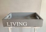 Vassoio in legno  living L30  L20  H6