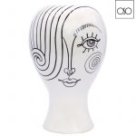 Vaso portafiori Mildred ceramica 19x19x30,30H