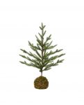Alberello su muschio pvc verde 40x60H