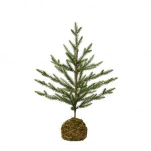 Alberello su muschio pvc verde 40x60H