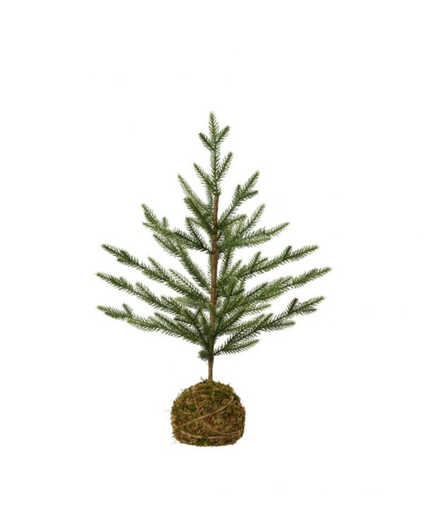 Alberello su muschio pvc verde 40x60H