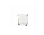 Vaso porta tea light vetro trasparente d5,70x6,80H