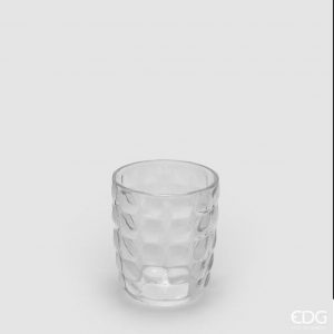 Bicchiere/portacandela optic tumbler EDG H9,6 D8