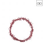 corona piccola beads metallo rosso  d20 cm