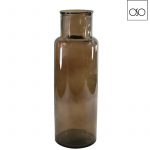 Vaso cilindro Noa alto vetro marrone chiaro 14,30xH45,00