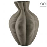 Vaso 3d purse grande ceramica verde cm25x39H-Design moderno e innovativo per la tua casa o ufficio