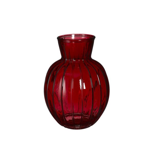 Vaso vetro rosso Aivy D17,50xH 24,00