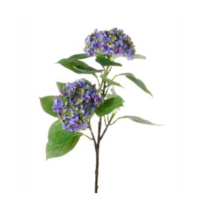 Ortensia blu 3 fiori lux cm 75