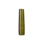 Vaso monofiore Andra vetro verde 7,00xH30,50
